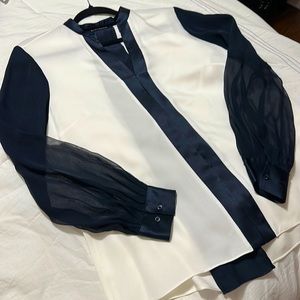 ELIE TAHARI 100% Silk Blouse NWOT